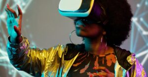an immersive experience of the virtual realm in the near future of metaverse.